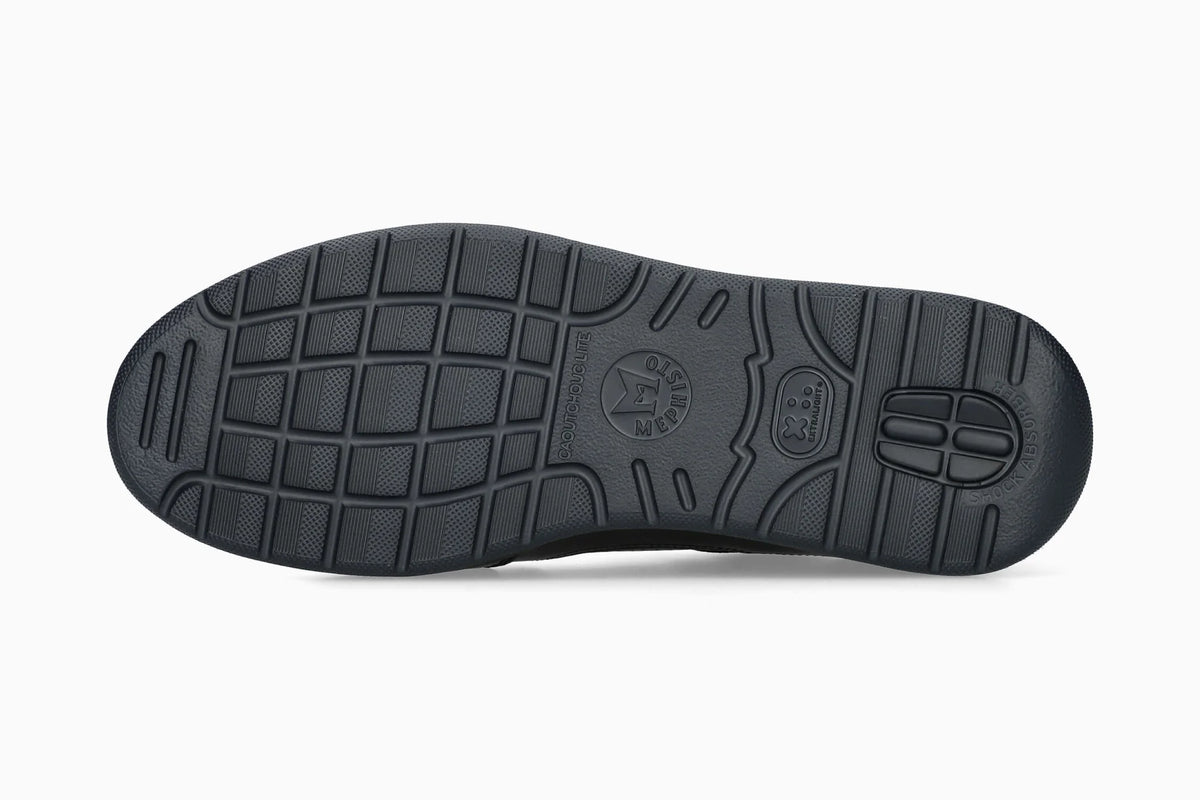 Mephisto Lucca Men's Sneakers Black Leather