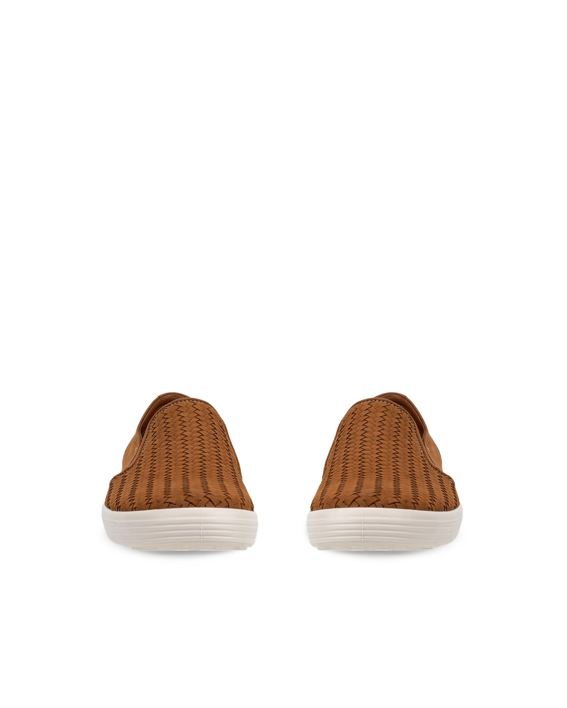 ECCO SOFT 7 MEN'S WOVEN SLIP-ON SNEAKER NUBUCK