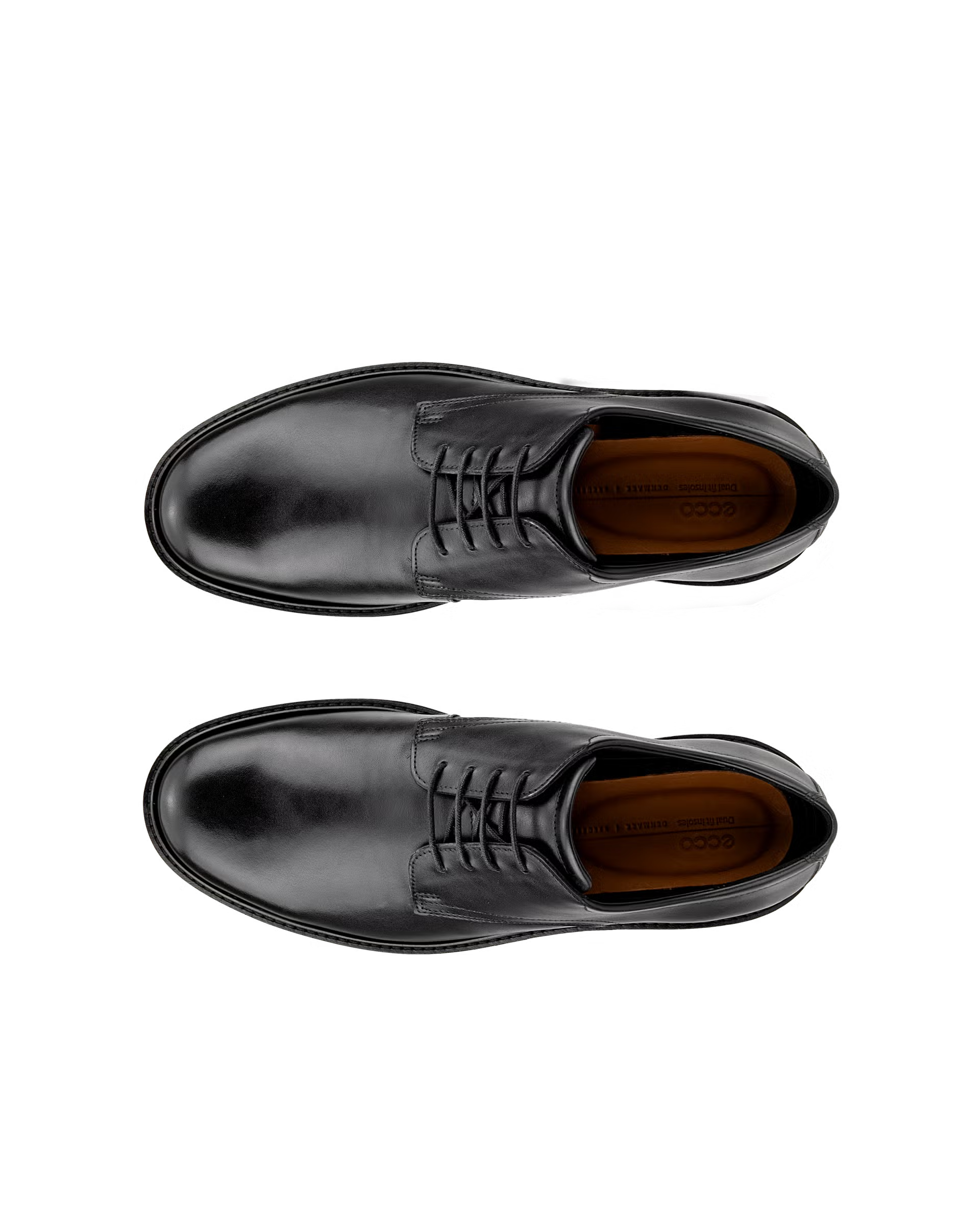 Chaussures derby ECCO METRO LONDON pour homme en cuir noir