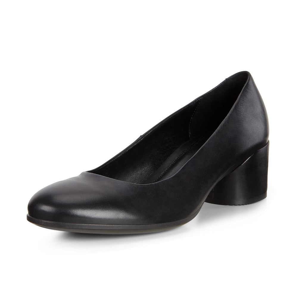 ECCO SHAPE 35 MOD BLOCK WOMEN'S PUMP BLACK