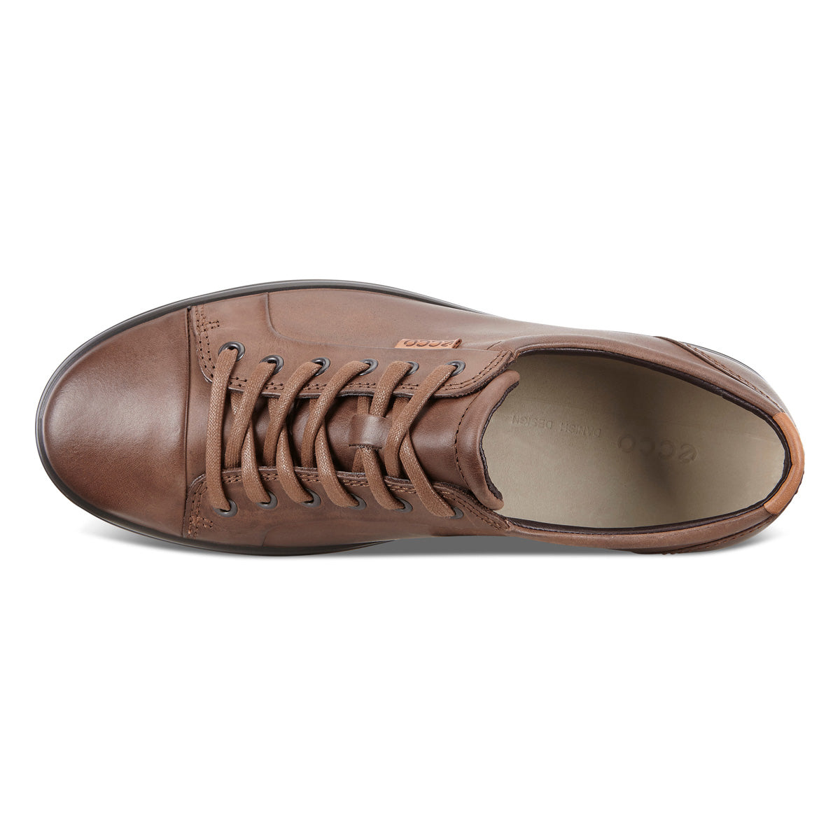 ECCO SOFT 7 SNEAKER LACE UP BROWN