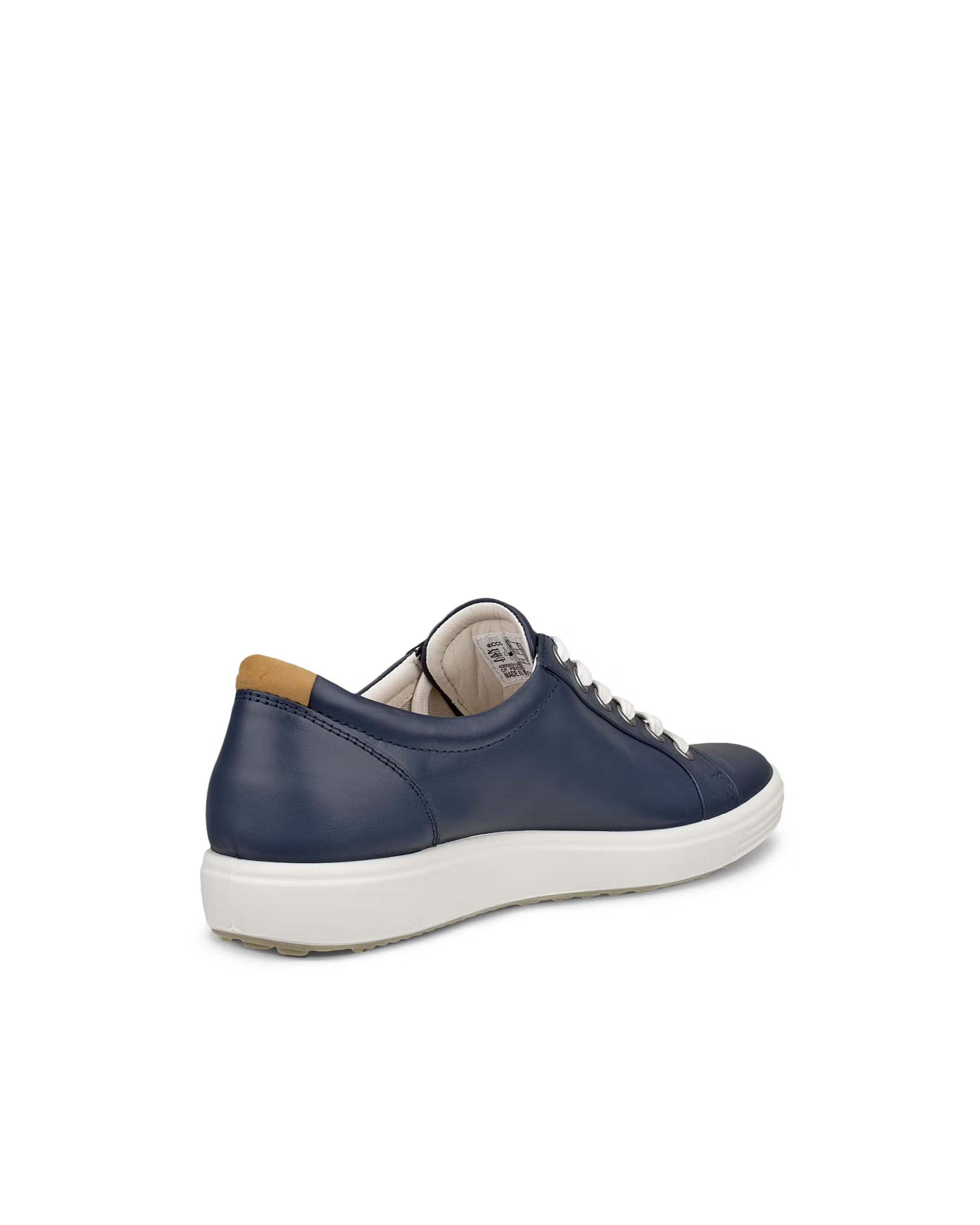 Baskets à lacets ECCO SOFT 7 W en cuir marine