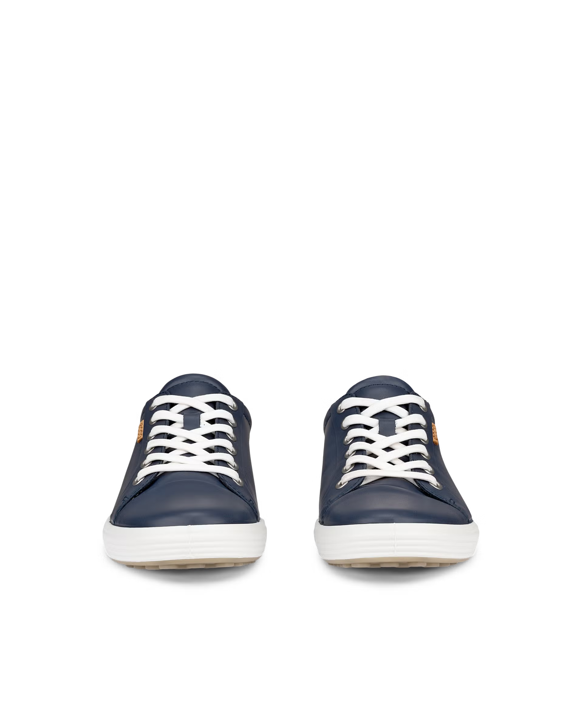 Baskets à lacets ECCO SOFT 7 W en cuir marine