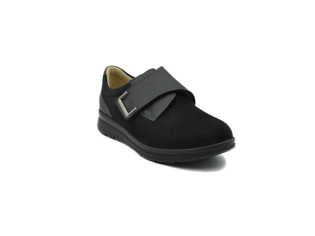 FINN COMFORT NEIVA SHOE VELCRO BLACK