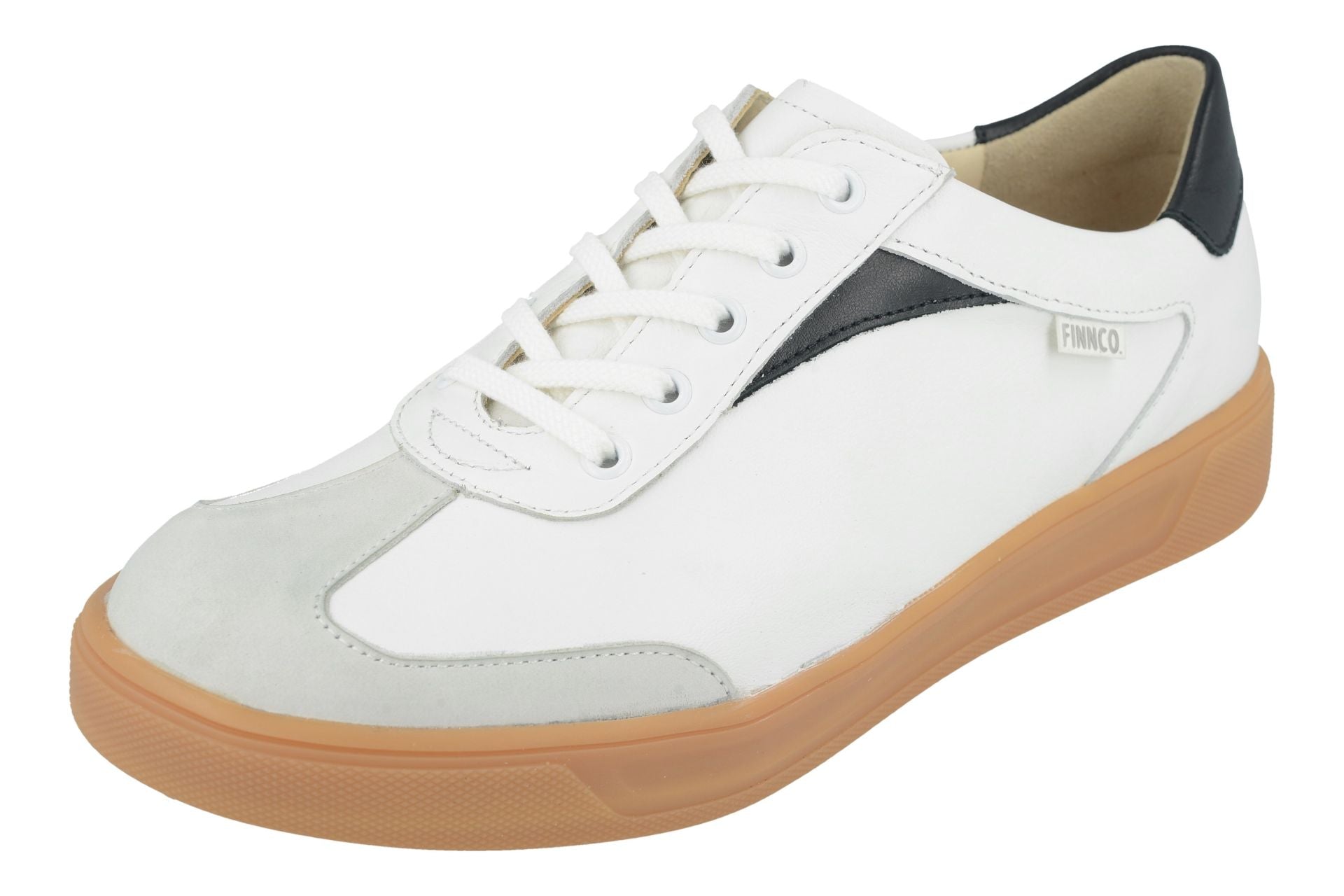 BASKETS FINN COMFORT INTERLAGOS BIANCO/BLANC/NOIR