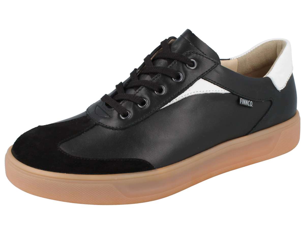 BASKETS FINN COMFORT INTERLAGOS NOIR/BLANC