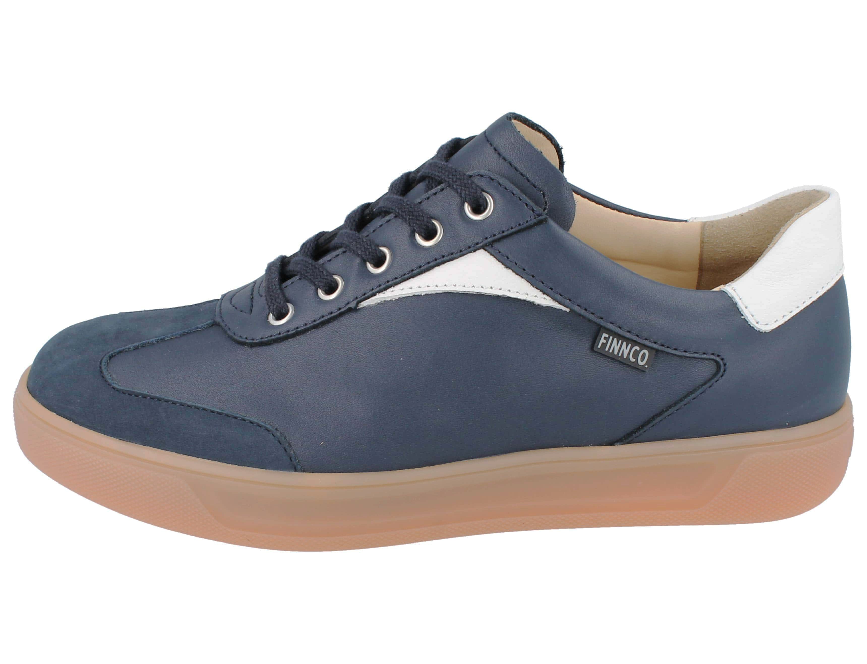 BASKETS FINN COMFORT INTERLAGOS MARINE/BLANC