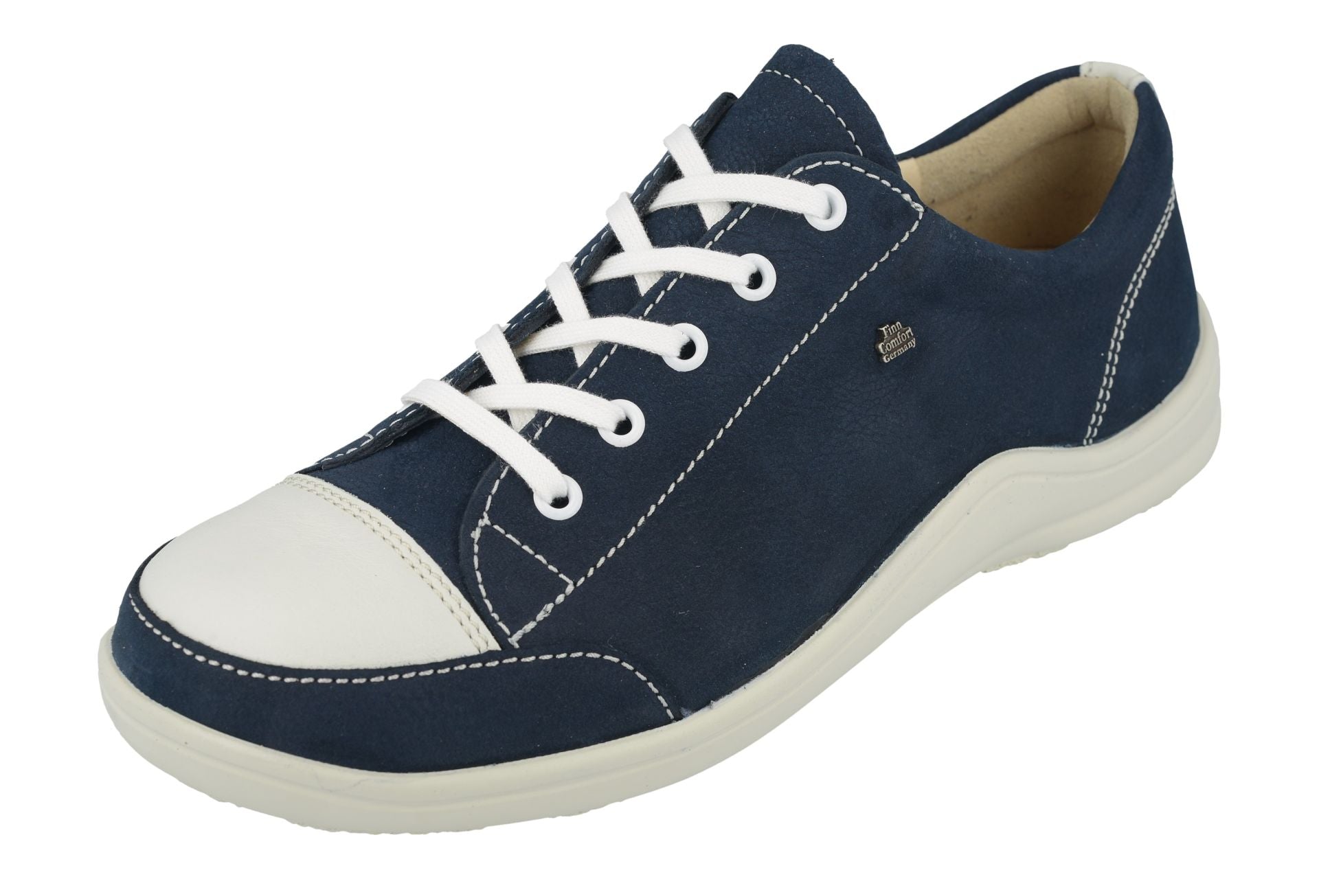 BASKETS FINN COMFORT SOHO BLEU MARINE JASMIN