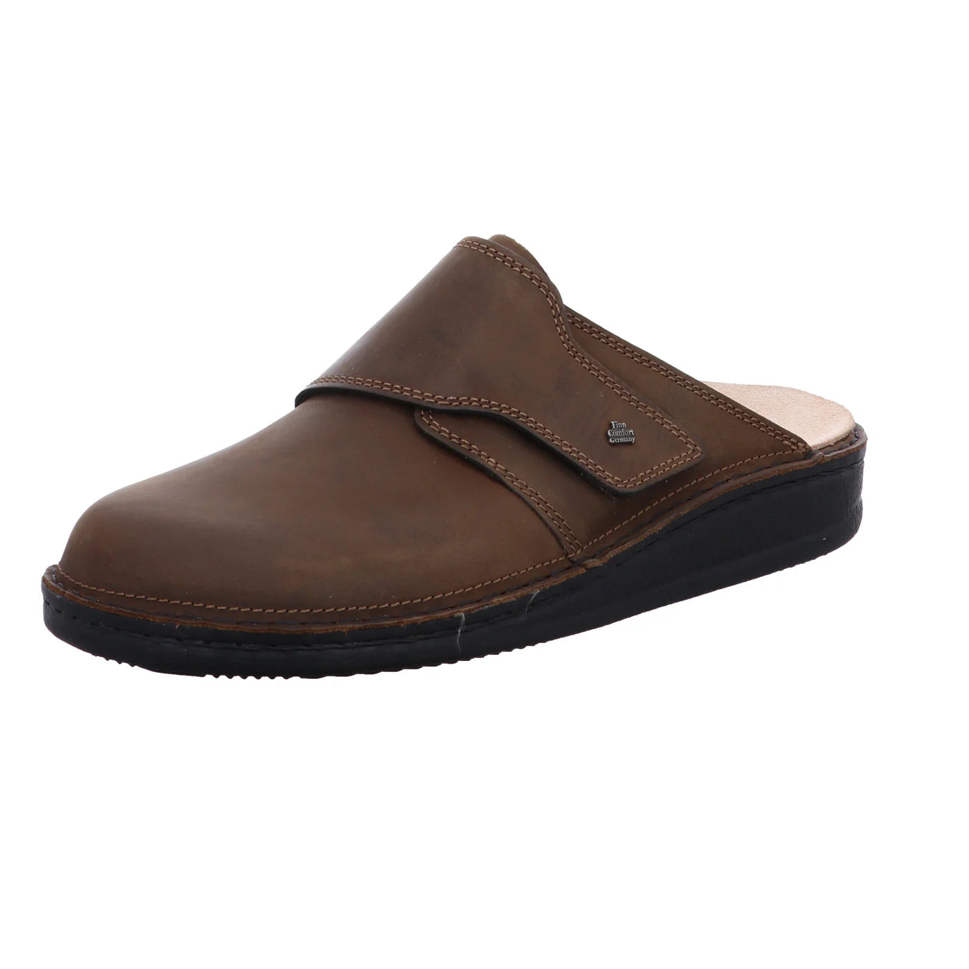 FINN COMFORT AMALFI CLOG COFFEE nubuck