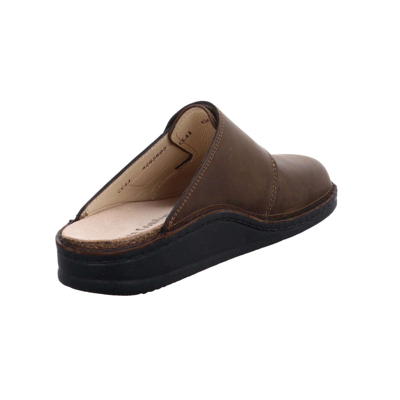 FINN COMFORT AMALFI CLOG COFFEE nubuck