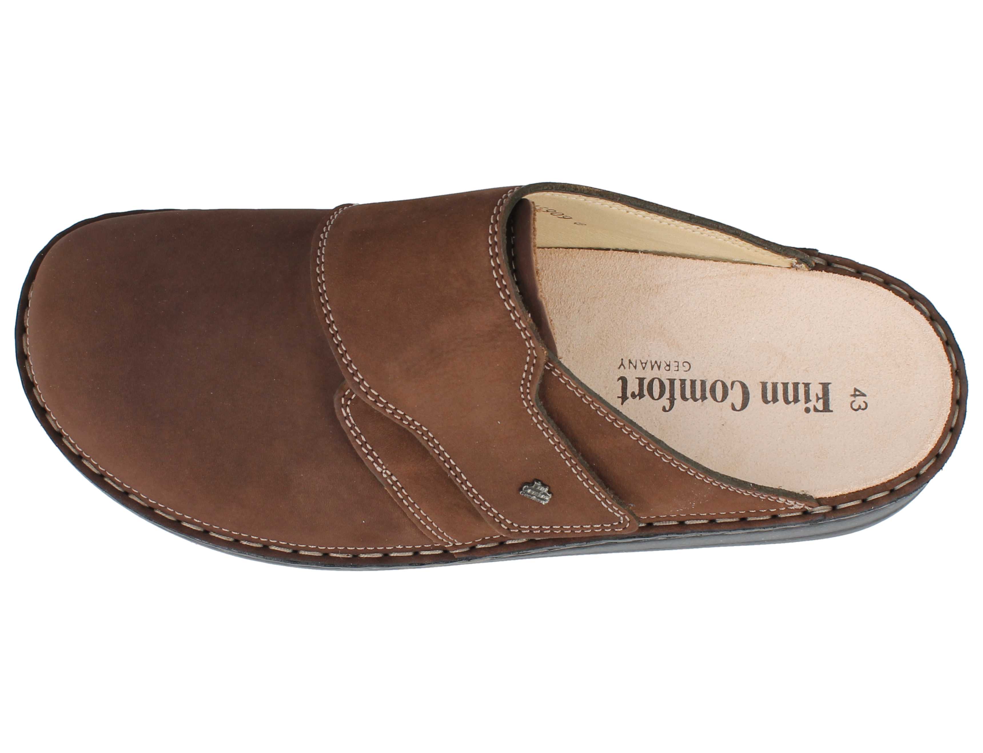 FINN COMFORT Amalfi Clog Nut Nomad