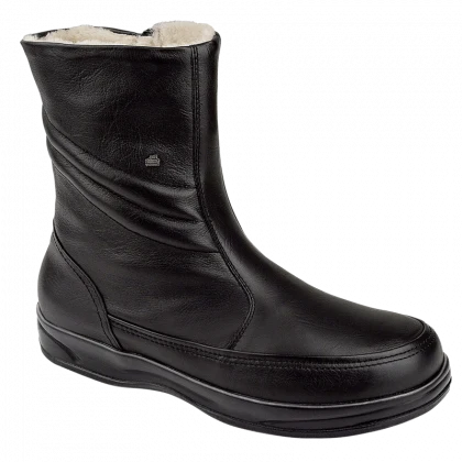 FINN COMFORT CORTINA BOOT SHEARLING BLACK
