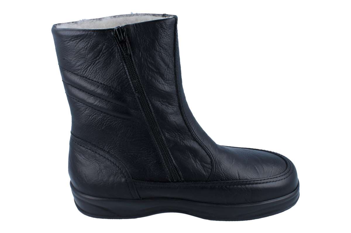 FINN COMFORT CORTINA BOOT SHEARLING BLACK