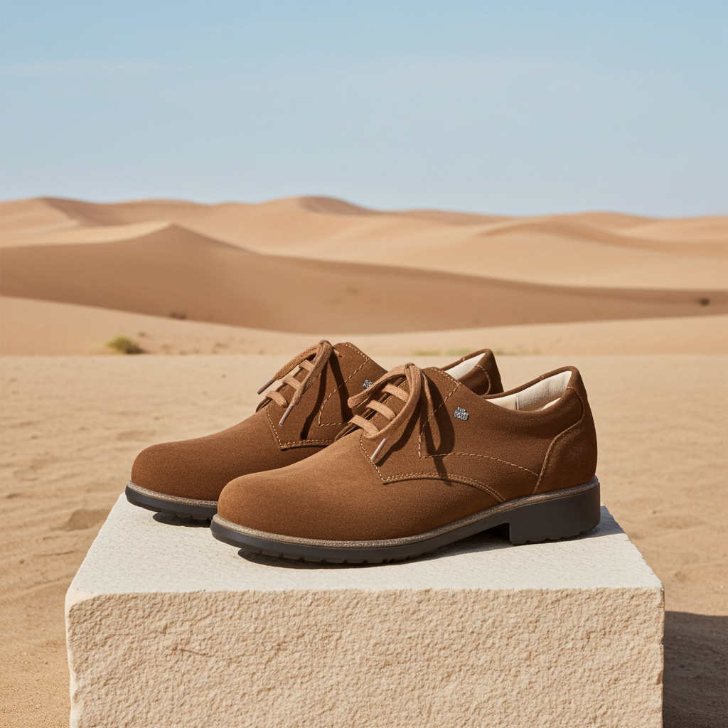 FINN COMFORT ELMHURST OXFORD DERBY BROWN