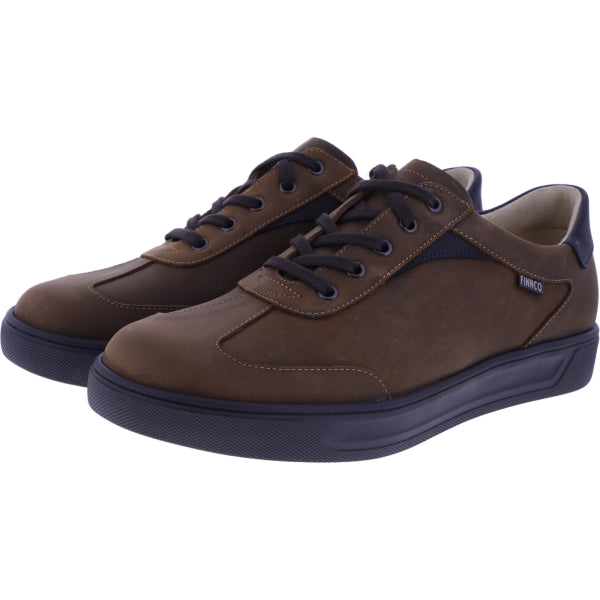fin＿ FINN COMFORT INTERLAGOS SNEAKER DARK BROWN