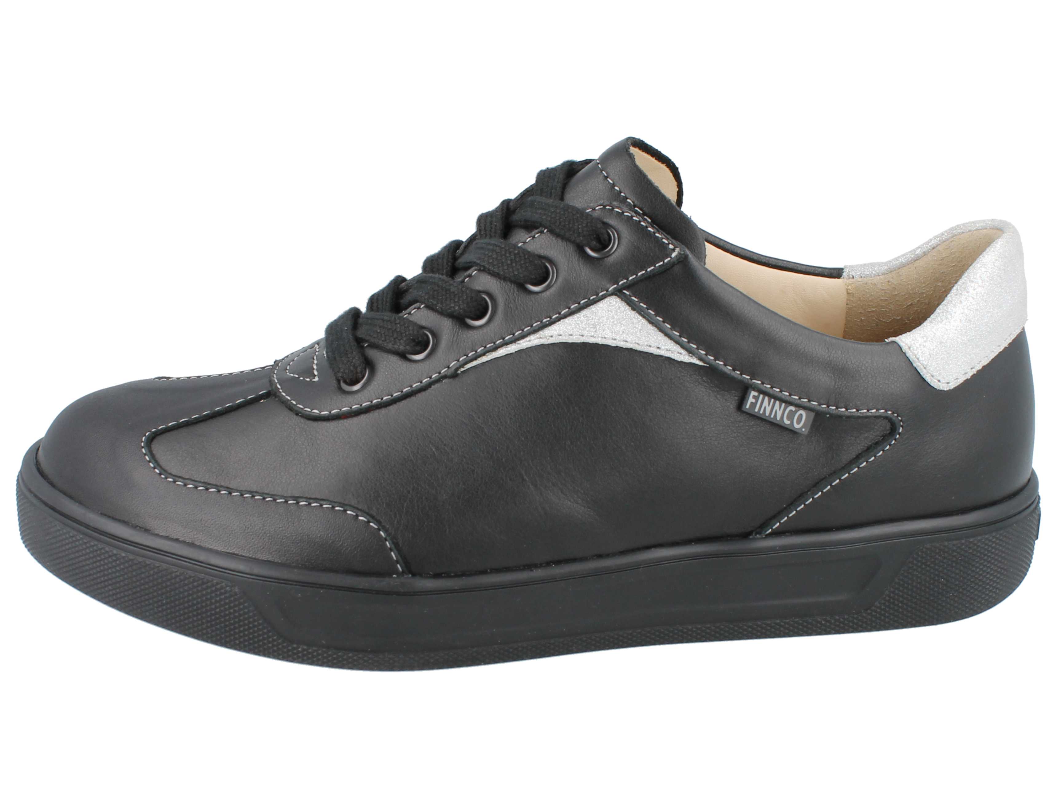 FINN COMFORT INTERLAGOS SNEAKER BLACK SILVER SHOP BUY ONLINE FOOT SENATION 