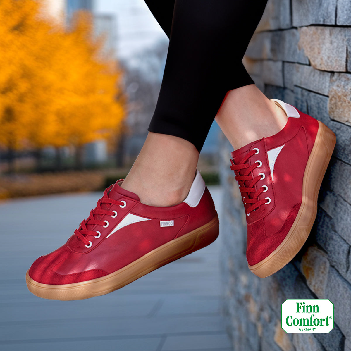 BASKETS EN DAIM FINN COMFORT INTERLAGOS