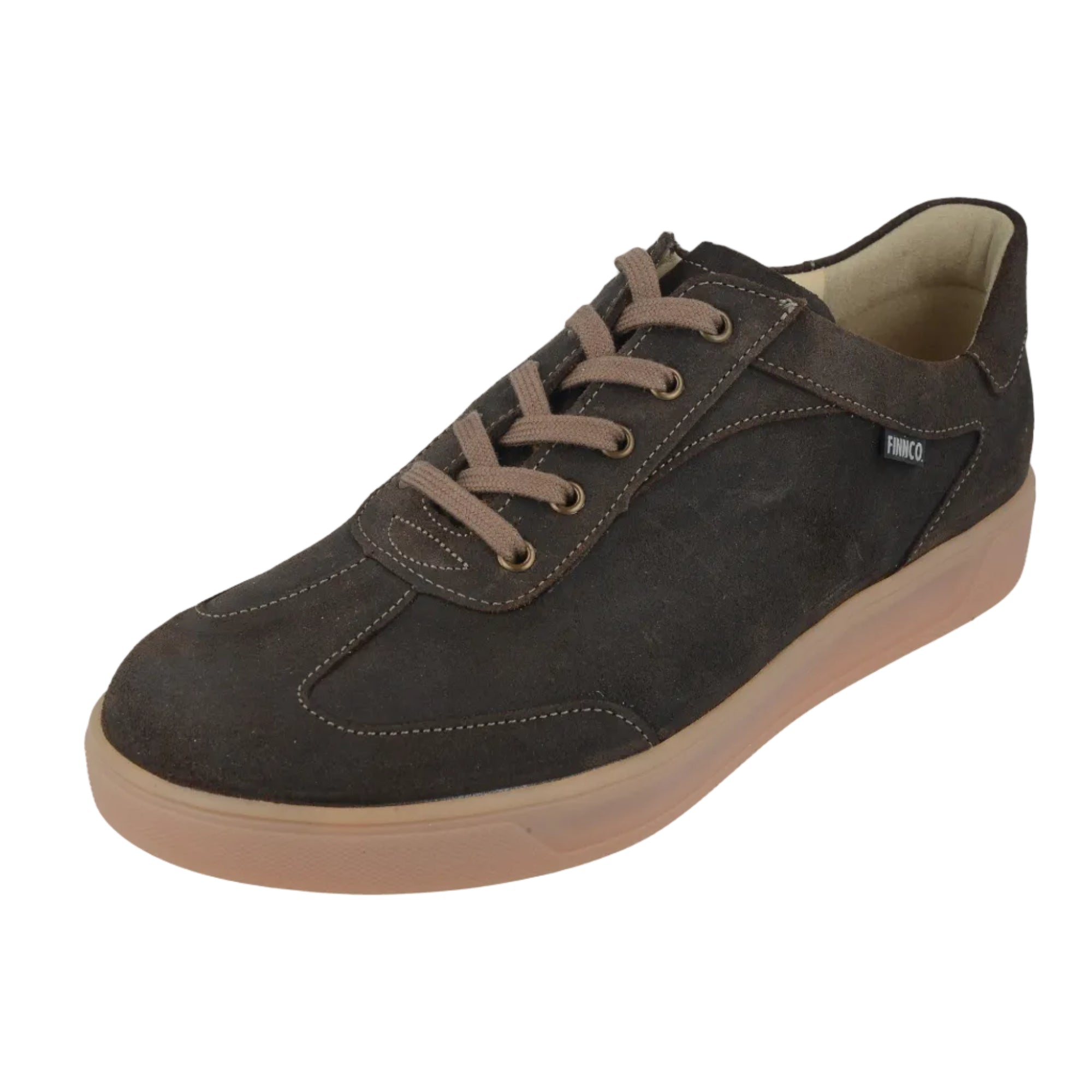 FINN COMFORT Interlagos Sneaker Lace Up Dark Brown