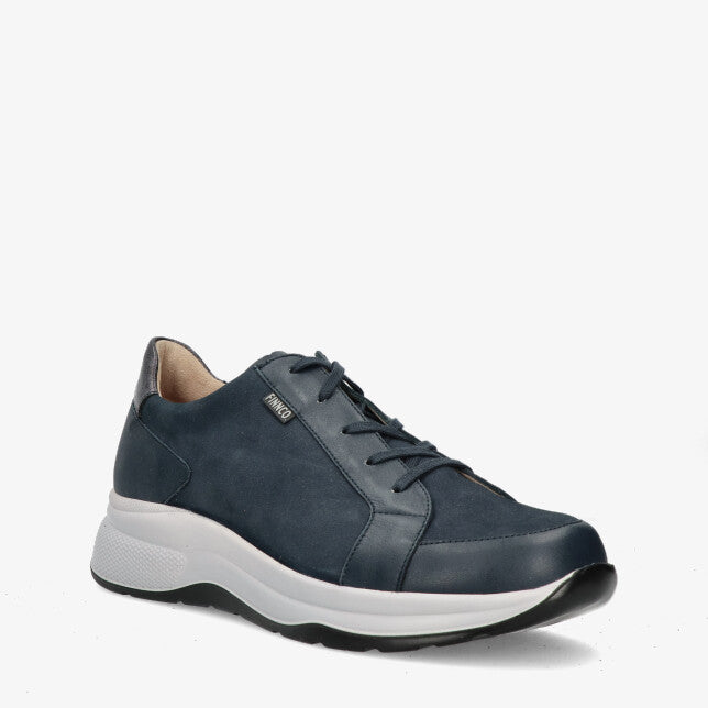 Finn Comfort Lafayette Navy Platine Florentin Nubu