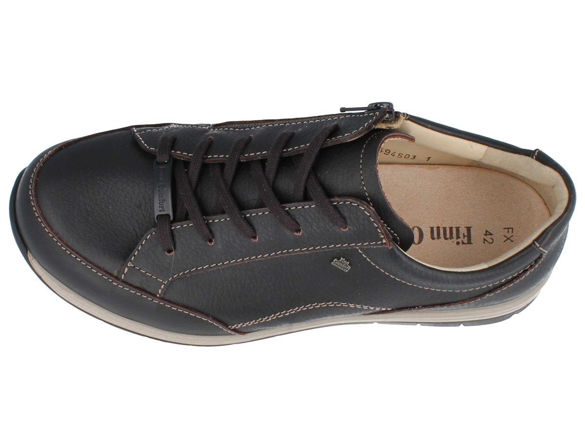 FINN COMFORT OSORNO SIDE ZIP FINN PLUS DARK BROWN