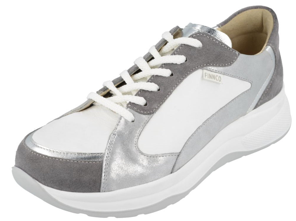 FINN COMFORT PICCADILLY ARGENT/BLANC