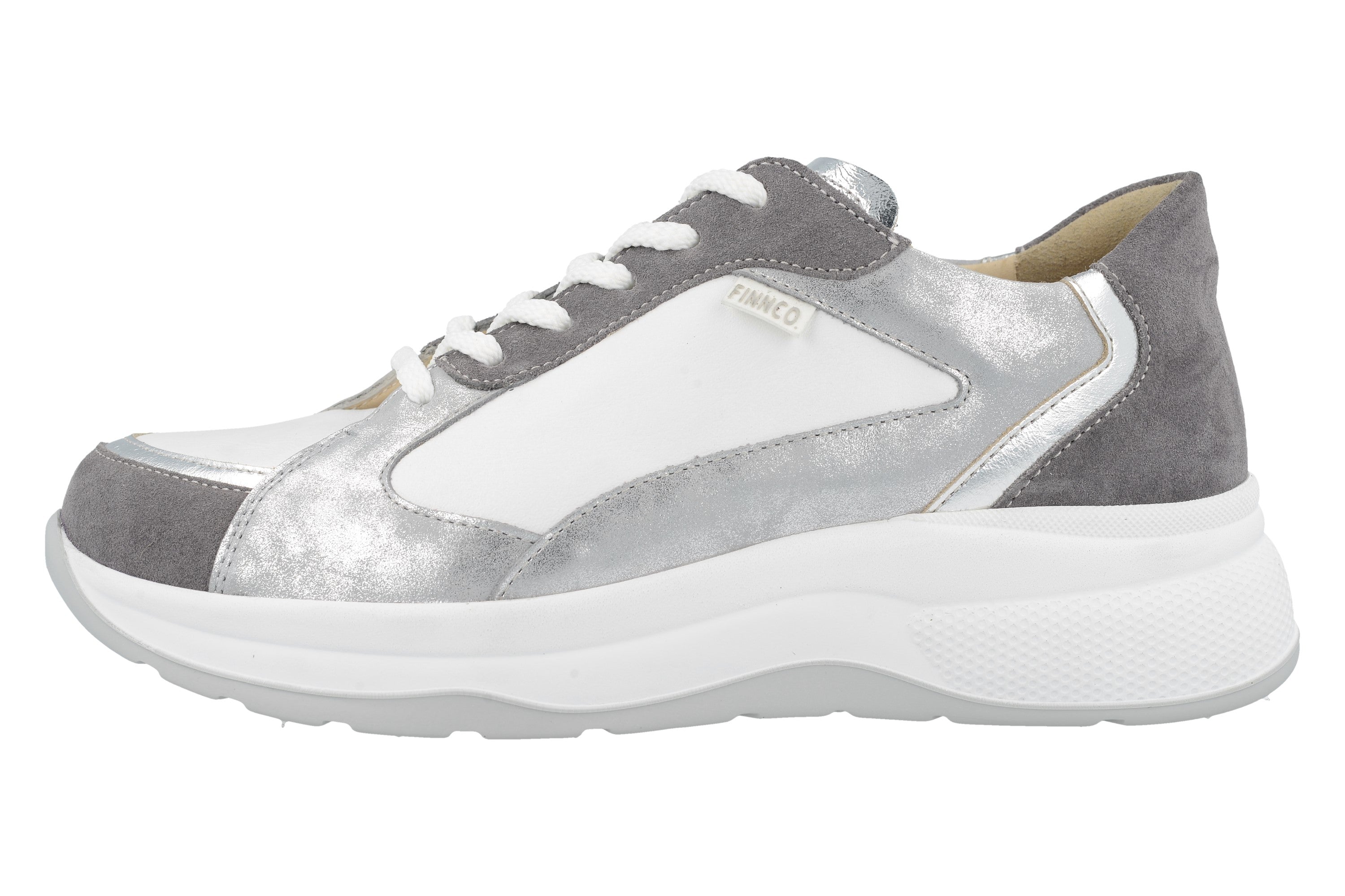 FINN COMFORT PICCADILLY ARGENT/BLANC