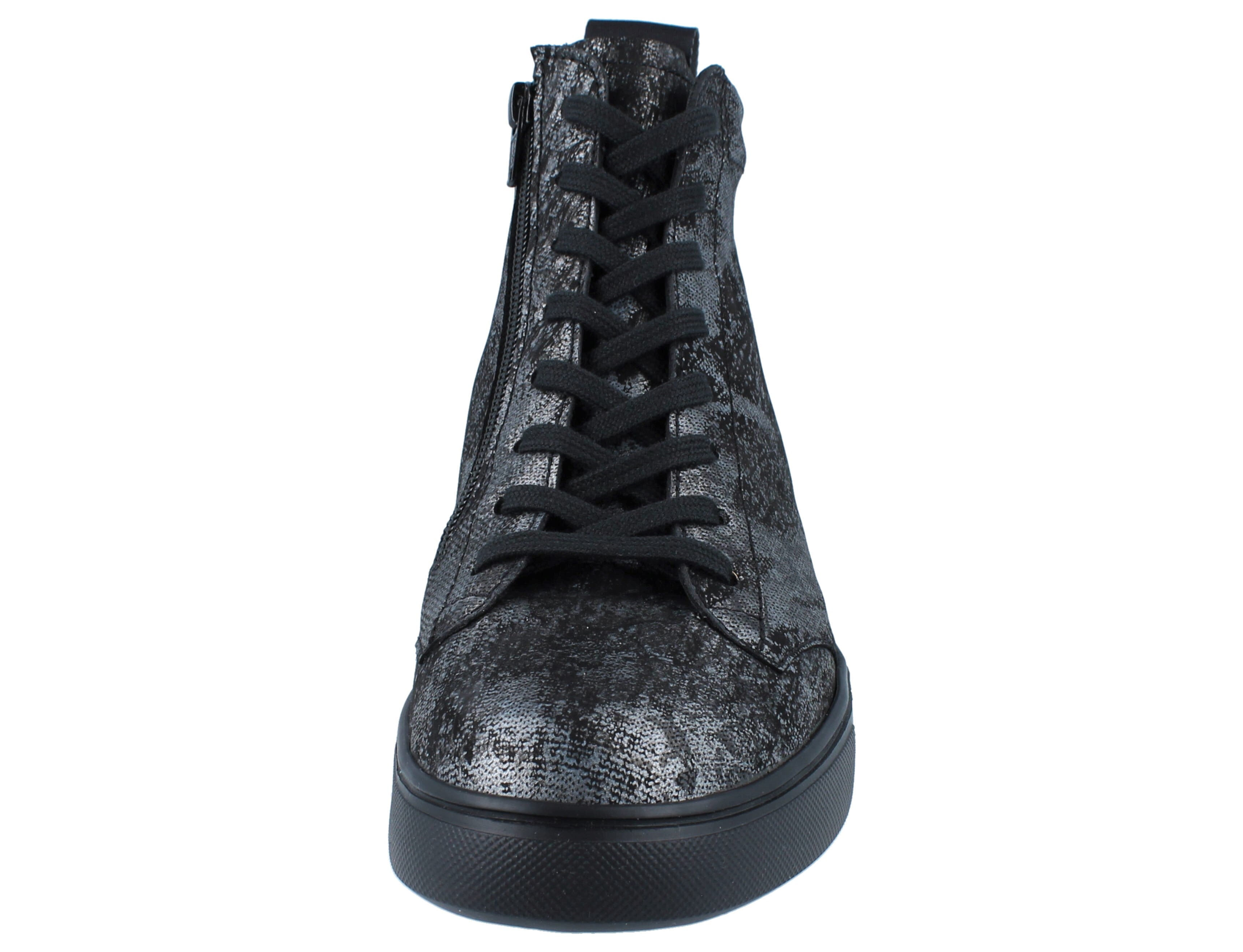 FINN COMFORT PISCO NERO ARGENT (FERMETURE ÉCLAIR)