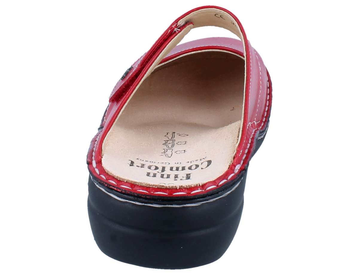 FINN COMFORT STANFORD CLOG RED VENEZIA