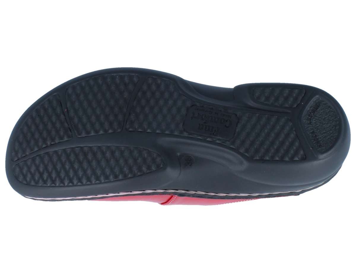 FINN COMFORT STANFORD CLOG RED VENEZIA