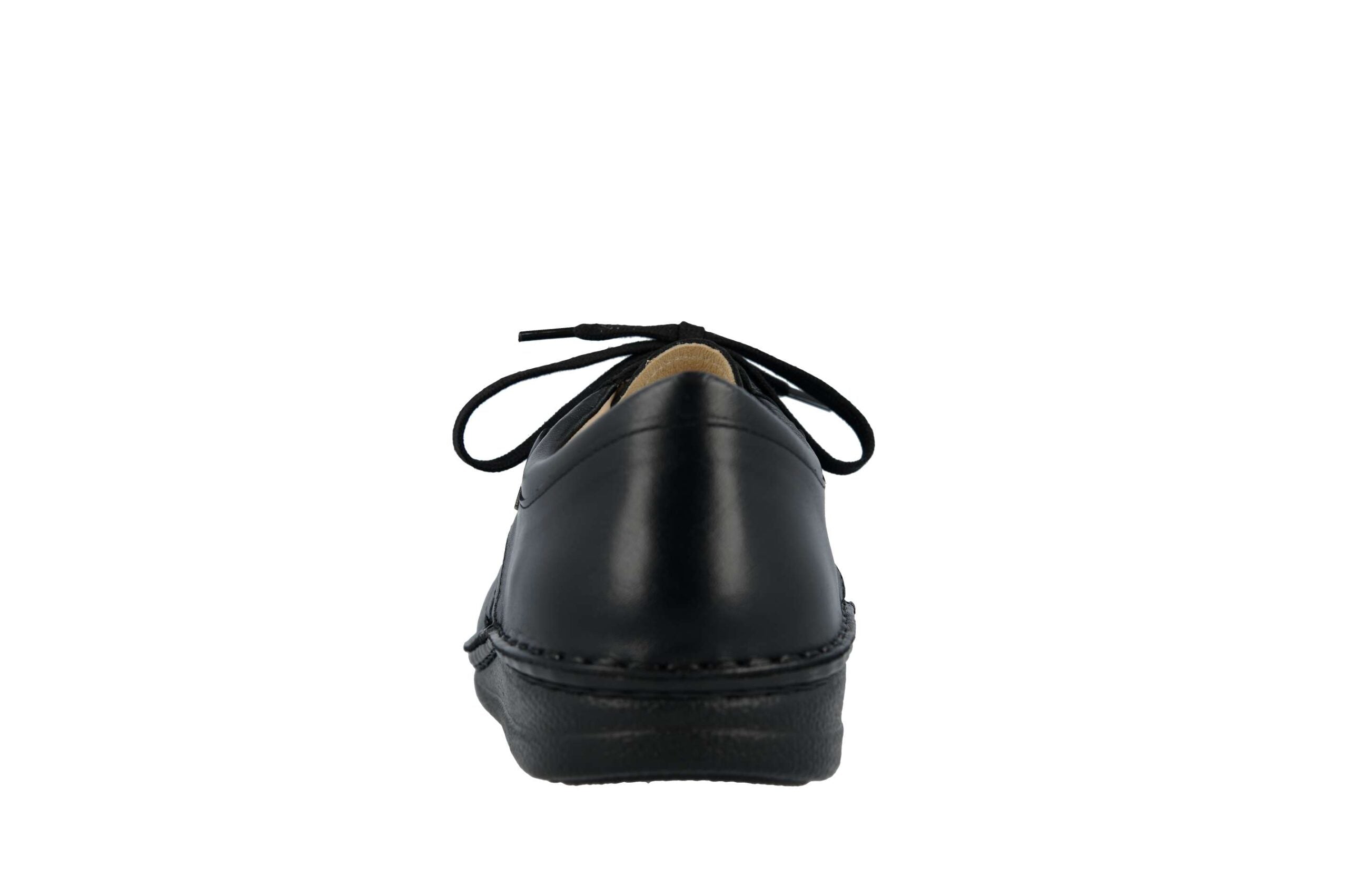 FINN COMFORT VAASA À LACETS EN CUIR NAPPA NOIR