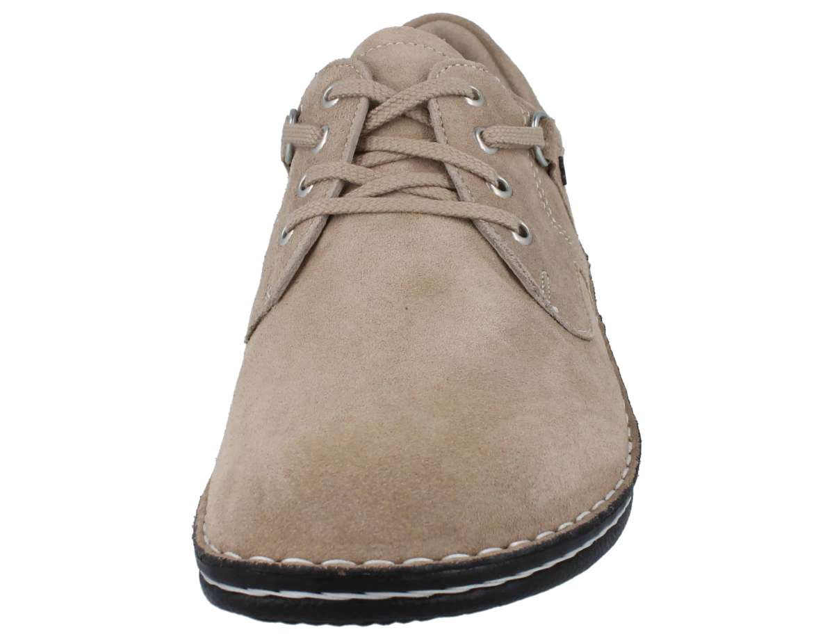 FINN COMFORT VAASA À LACETS EN DAIM TAUPE