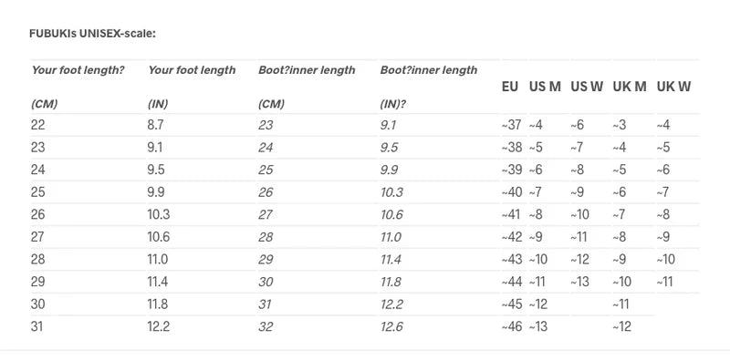 FUBUKI NISEKO 2.0 BAS NOIR
