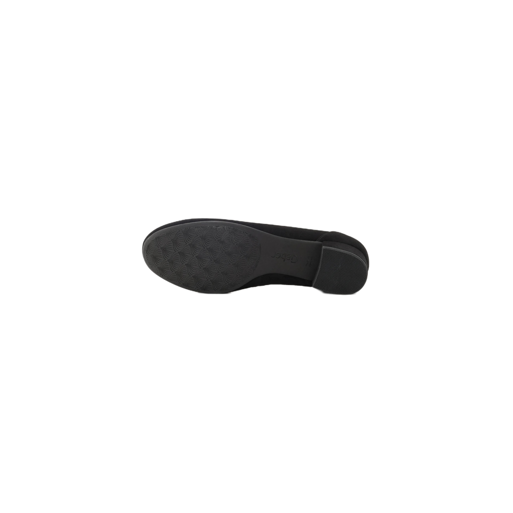 GABOR DRESS LOW HEEL SHOE BLACK