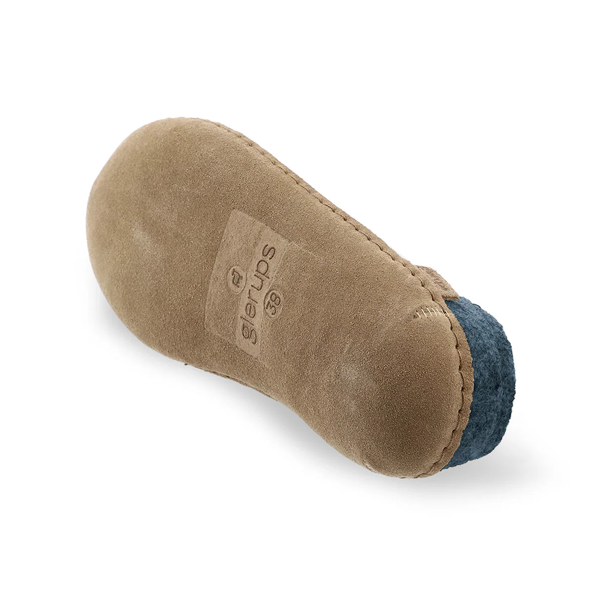 PANTOUFLES GLERUPS SLIP ON PANTOUFLES EN CUIR DENIM