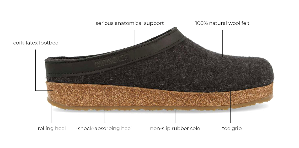 HAFLINGER ZIG ZAG SLIPPERS