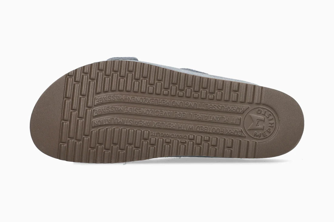 SANDALE MEPHISTO HESTER EN DAIM BLEU MARIN
