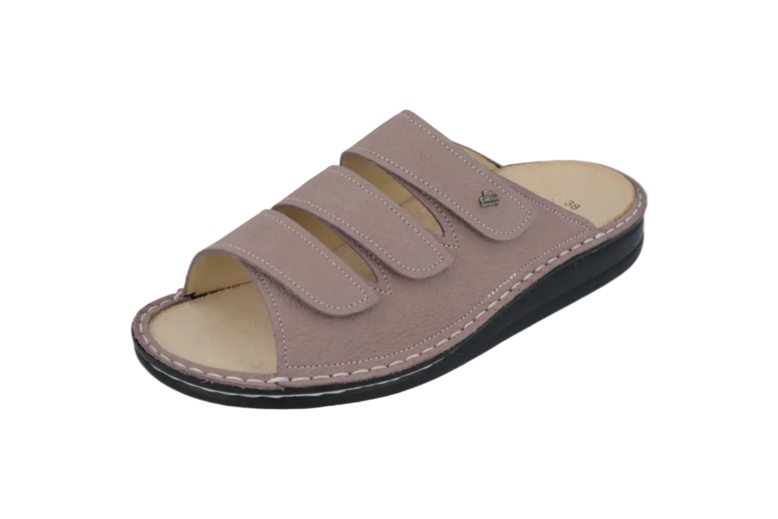 FINN COMFORT Korfu Sandals Rose Nubuck