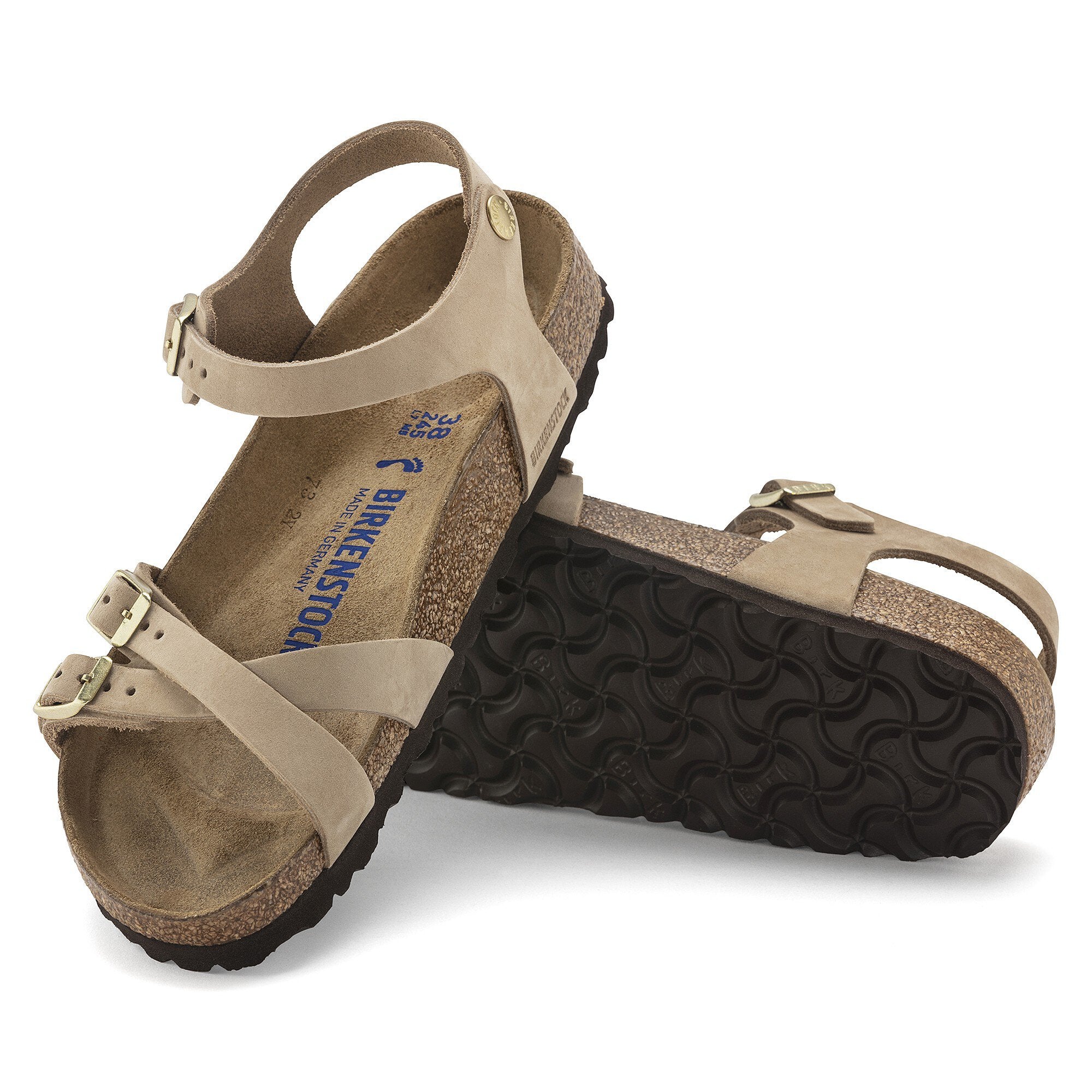 BIRKENSTOCK KUMBA SFB SANDCASTLE CUIR NUBUCK