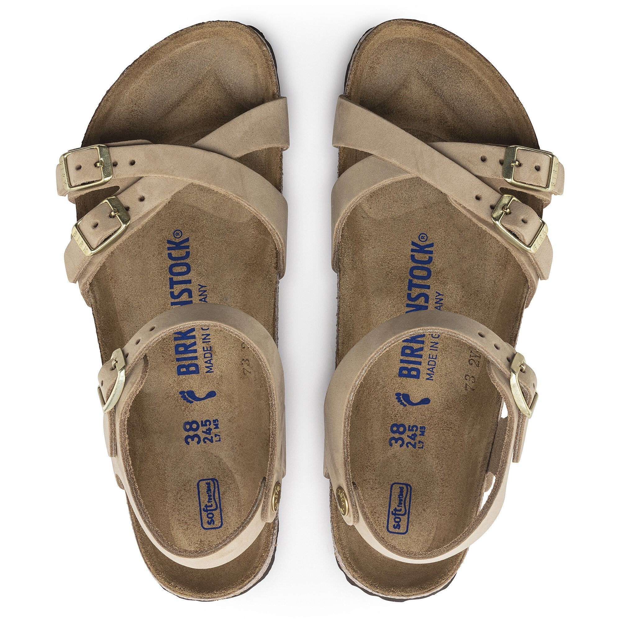 BIRKENSTOCK KUMBA SFB SANDCASTLE CUIR NUBUCK