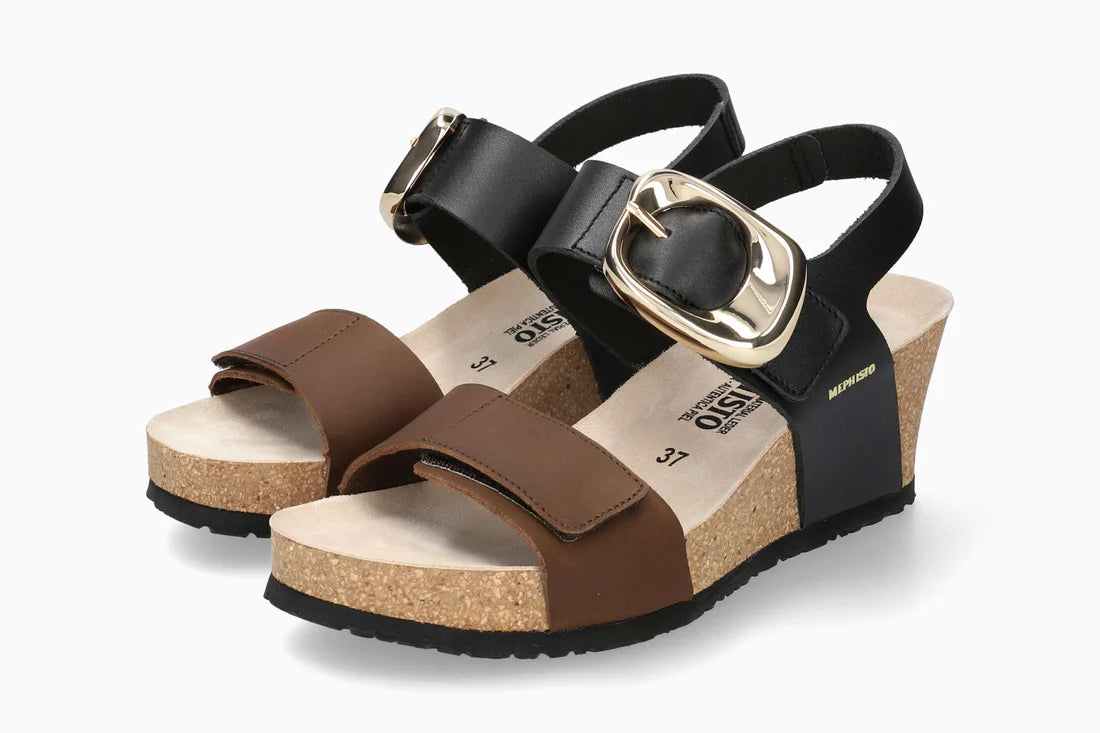 MEPHISTO Leandre Wedge Sandal