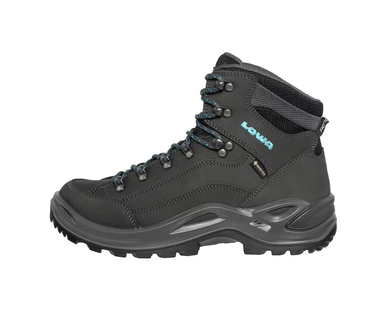 LOWA RENEGADE GTX MID WS ASPHALTE/TURQUOISE