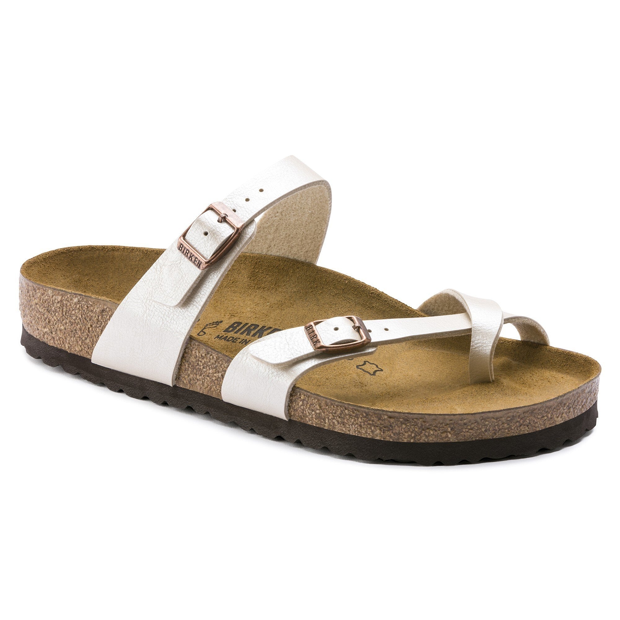 BIRKENSTOCK MAYARI BIRKO FLOR GRACEFUL PEARL BLANC