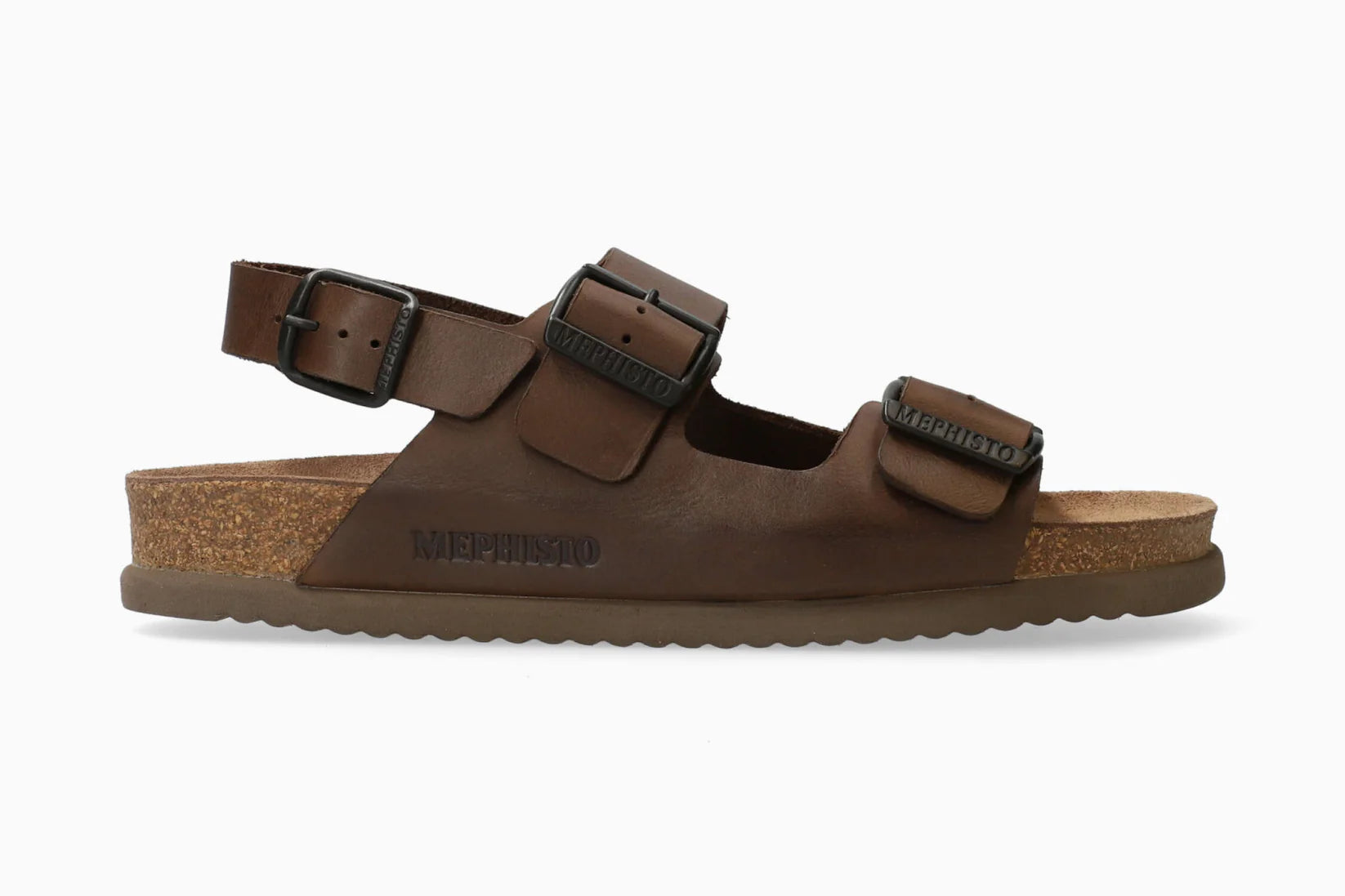 SANDALE MEPHISTO NARDO MARRON GRATTÉE