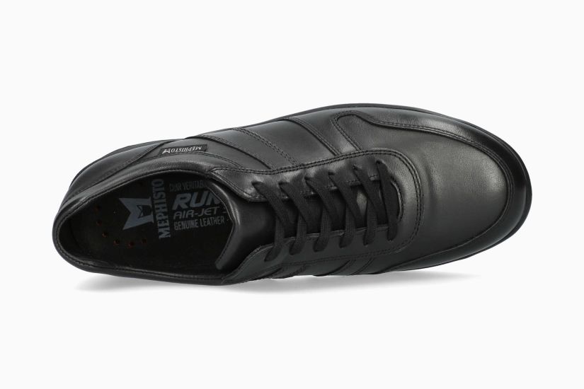 CHAUSSURES HOMME MEPHISTO VITO À LACETS EN CUIR NOIR