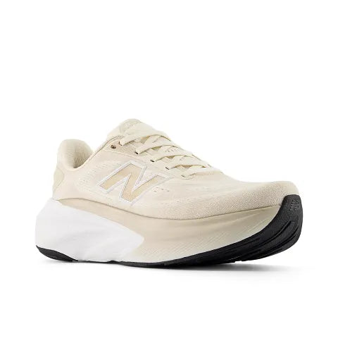 Beige running shoe with white sole on a white background NEW BALANCE WMORLB6 Fresh Foam X More v6 Shoes