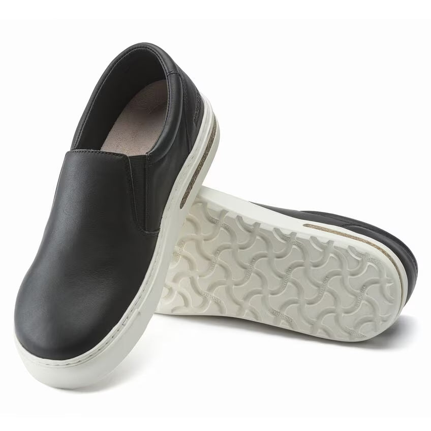 BIRKENSTOCK OSWEGO CUIR NOIR