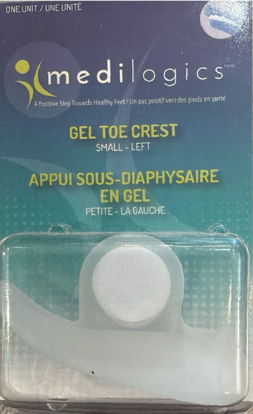 GEL TOE CREST SML LEFT