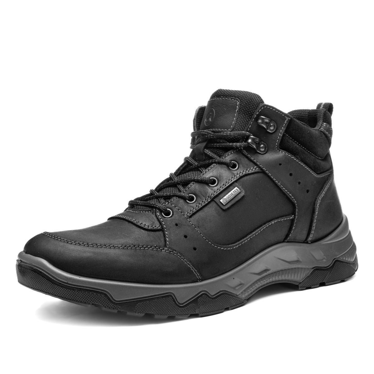 ARA SHOES Reus Black Oily Nubuck GTX