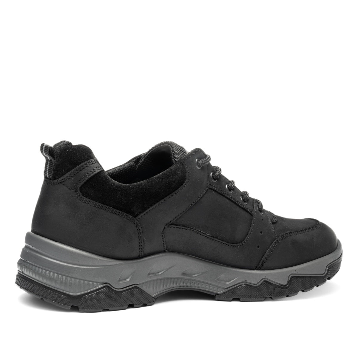ARA SHOES Rheingau Black Oily Nubuck & Suede