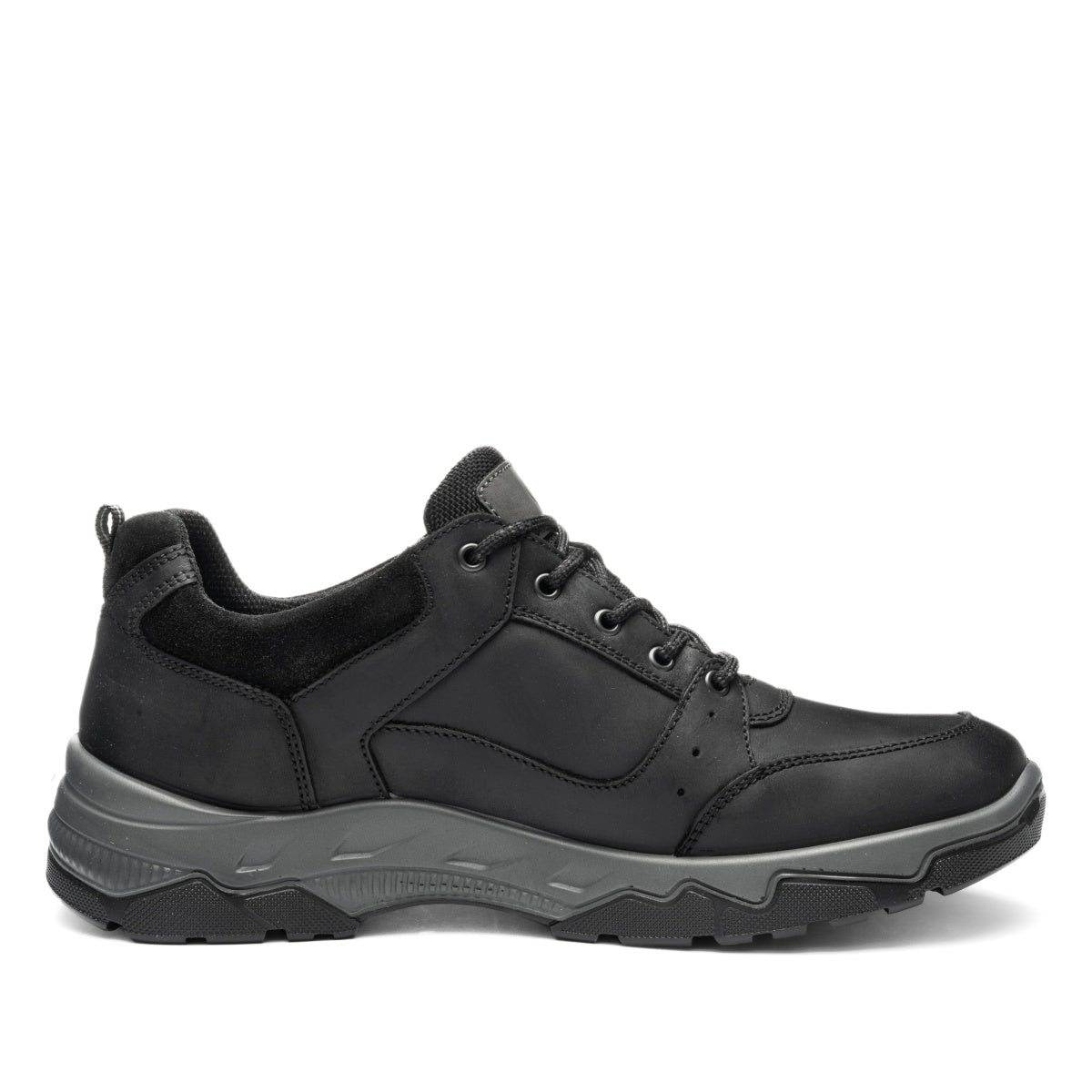 ARA SHOES Rheingau Black Oily Nubuck & Suede